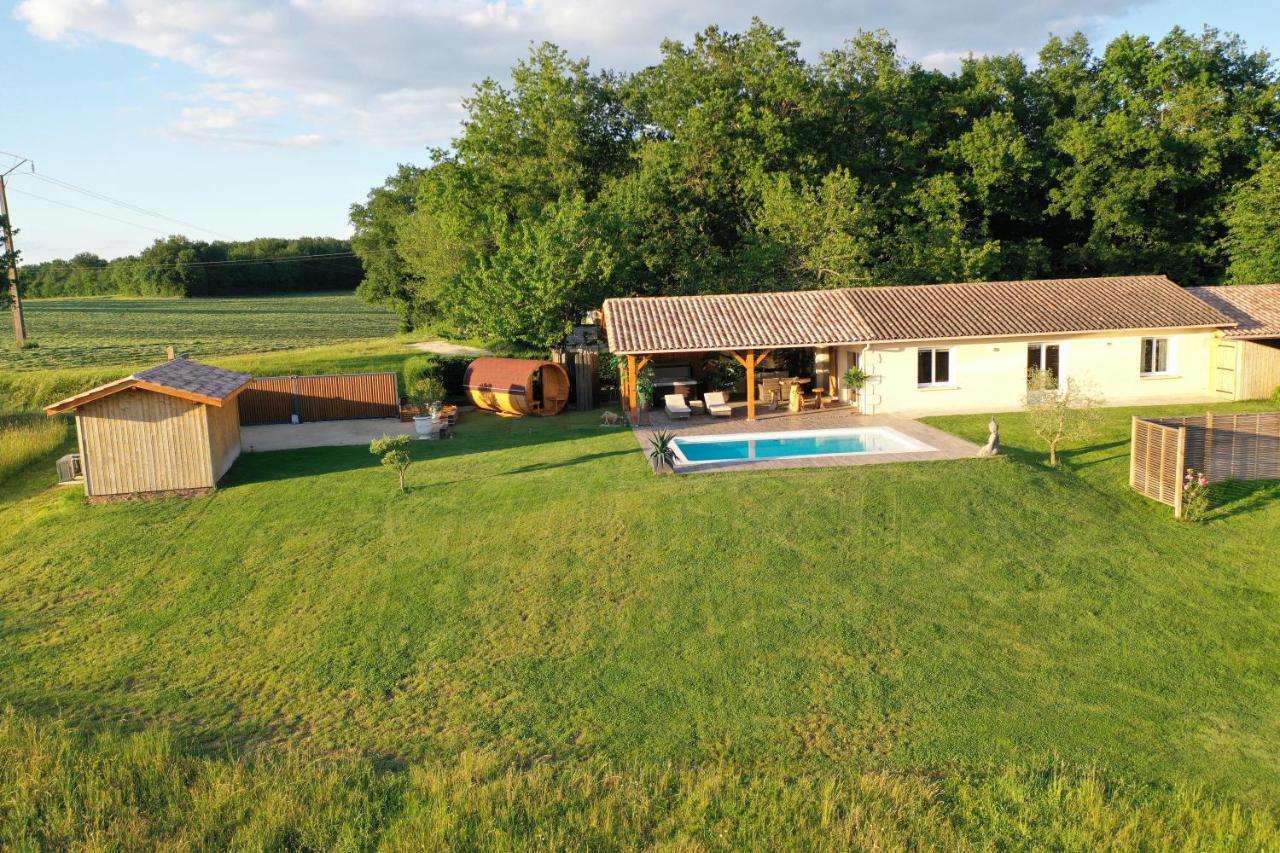 Le Refuge Des Epicuriens Villa Eymet Exterior photo